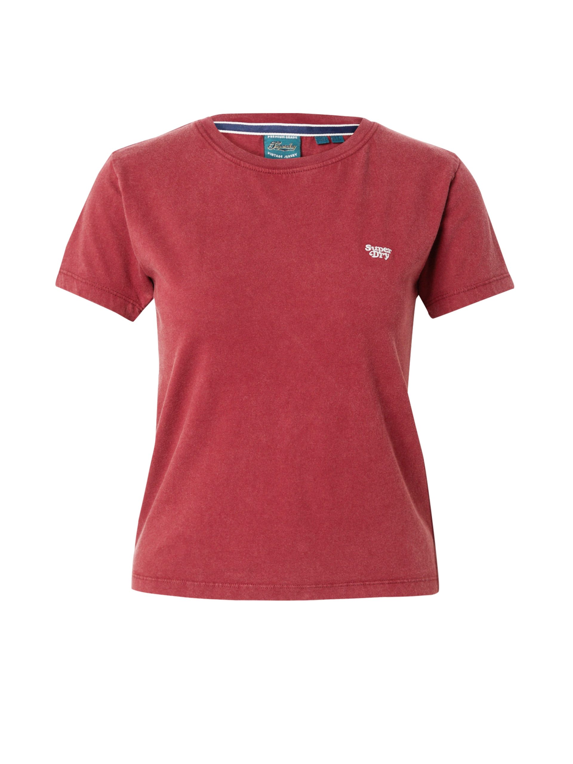 Camiseta 'ESSENTIAL  90'S' Superdry en Rojo Oscuro 19632754
