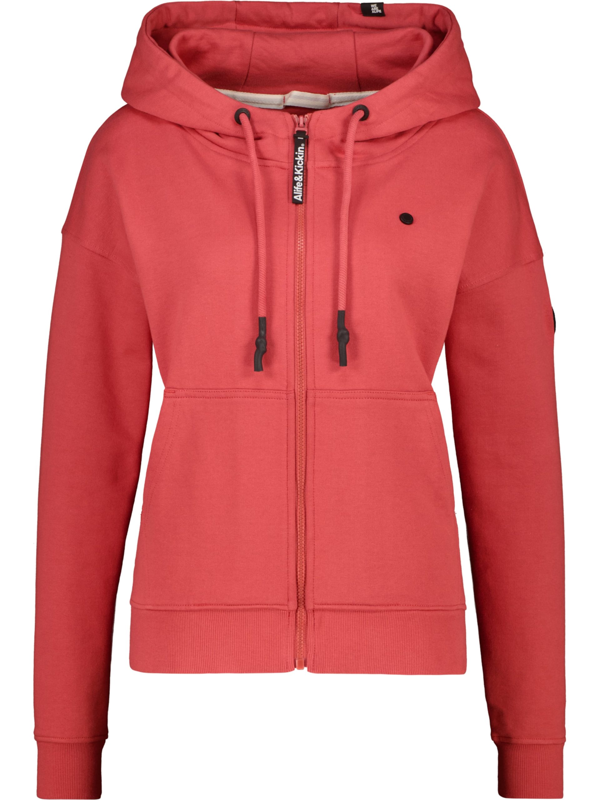Sudadera con cremallera 'TwiggyAK' Alife and Kickin en Rojo 19588510